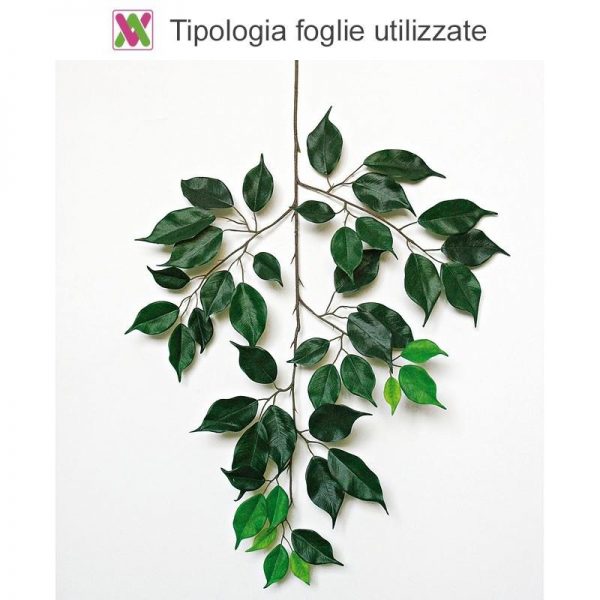 Ficus Artificiale Elegance Verde - Tronco Mediterraneo - In varie altezze - immagine 4