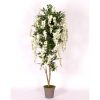 Glicine Artificiale Wisteria - Tronco Medium - da cm. 100 a cm. 300 - Fiori Bianchi